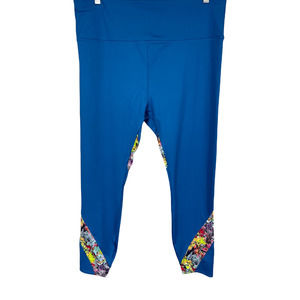 Soulgani Active Tall Heart of It All Ohio Twin Soul Leggings Classic Blue T1X Sz